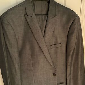Slim Fit Calvin Klein Charcoal Suit